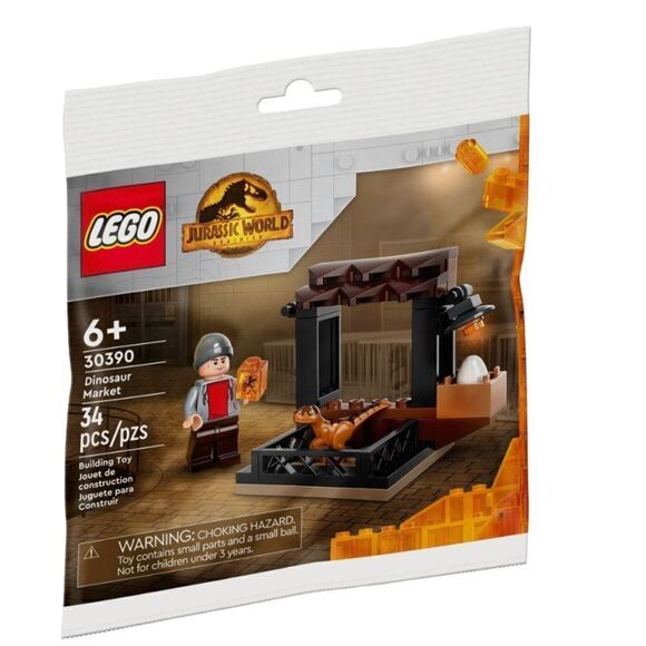 LEGO Jurassic World Dinosaur Market 30390 poly bag 34 pieces - Picture 10 of 10